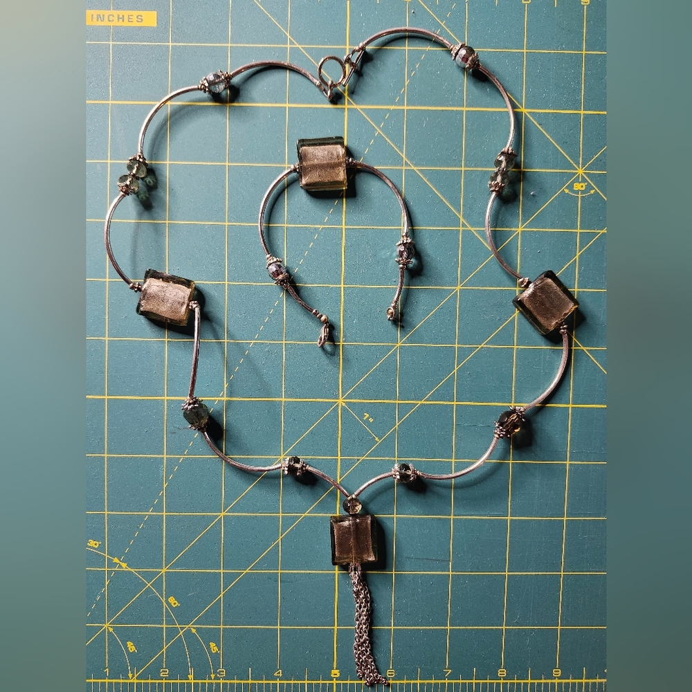 Silver Wearable Tech Necklace